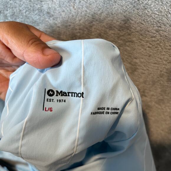 Marmot Women's Gretchen‎ Dress Size Large Corydalis Blue UPF 50 Hiking Gorpcore - Picture 4 of 8